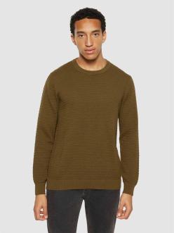 Knowledge Cotton Apparel VAGN Regular Bubble Knit Crew Neck