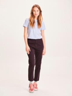 Knowledge Cotton Apparel WILLOW Regular Cropped Poplin Chino