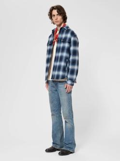 Nudie Jeans Glenn Padded Shadow Check Shirt