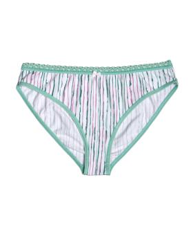 VATTER Bikini Slip Steady Suzie mint stripes