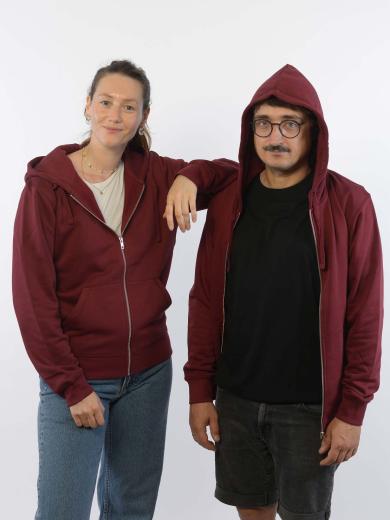 GLORE Sammie Zip Hoodie Burgundy