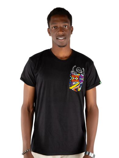 kipepeo Clothing NYANI Männer T-Shirt Black | M