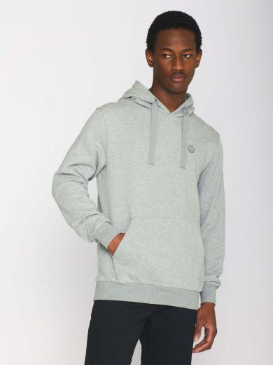Field O-Neck Structured Knit Grey Knowledge Cotton Apparel – The