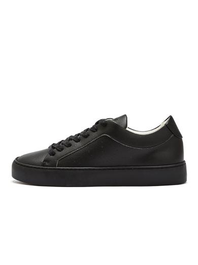 NINE TO FIVE Laced Sneaker #gracia - vegan black micro | 37