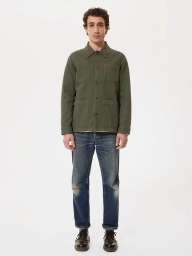 Nudie Jeans Barney Worker Jacket Olive