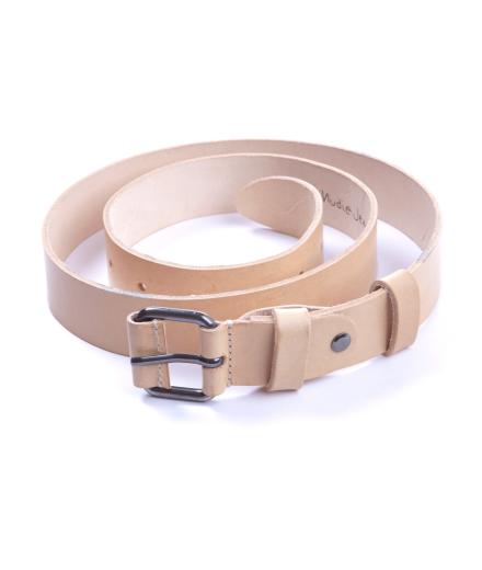 Nudie Jeans Belt Leather Dwayne natural | 85cm