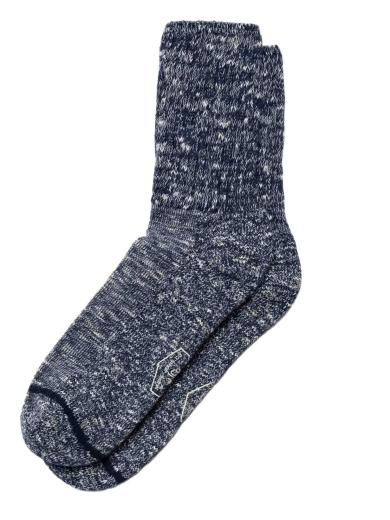 Nudie Jeans Slub Sport Socks Men Bluemelange