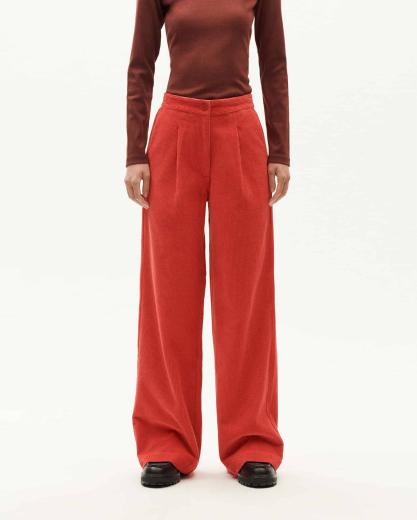 Thinking MU Goji Corduroy Manolita Pants Red