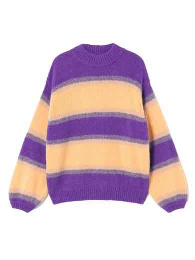 Thinking MU Lada Knitted Sweater Violet