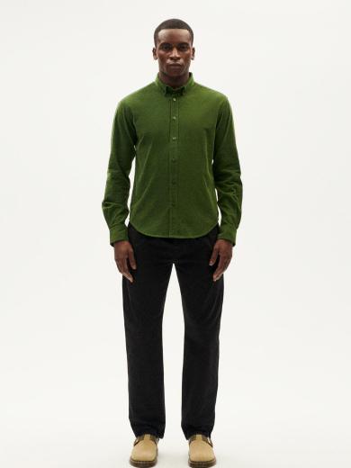 Thinking MU Microcorduroy Ant Shirt Cactus