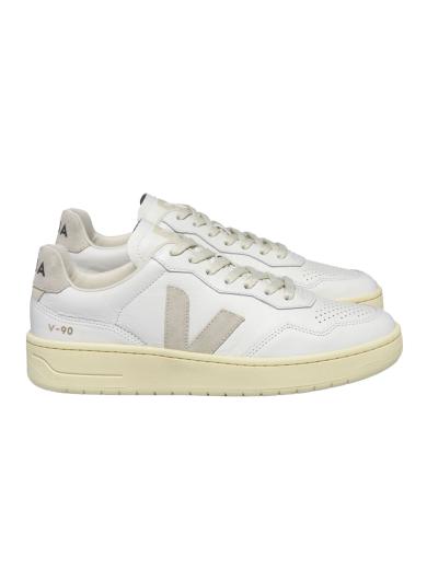 VEJA V-90 O.T. Leather Men Extra White Natural