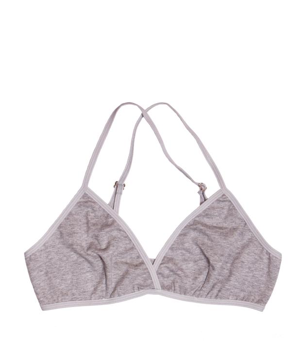 VATTER Triangle Bra Fine Frida grey melange