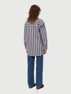 Nudie Jeans Mina Denim Shirt Stripe