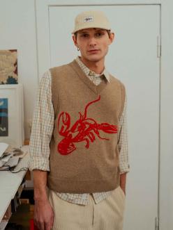 ROTHOLZ Lobster Knitted Vest