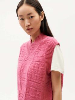 Thinking MU Links Mica Knitted Vest